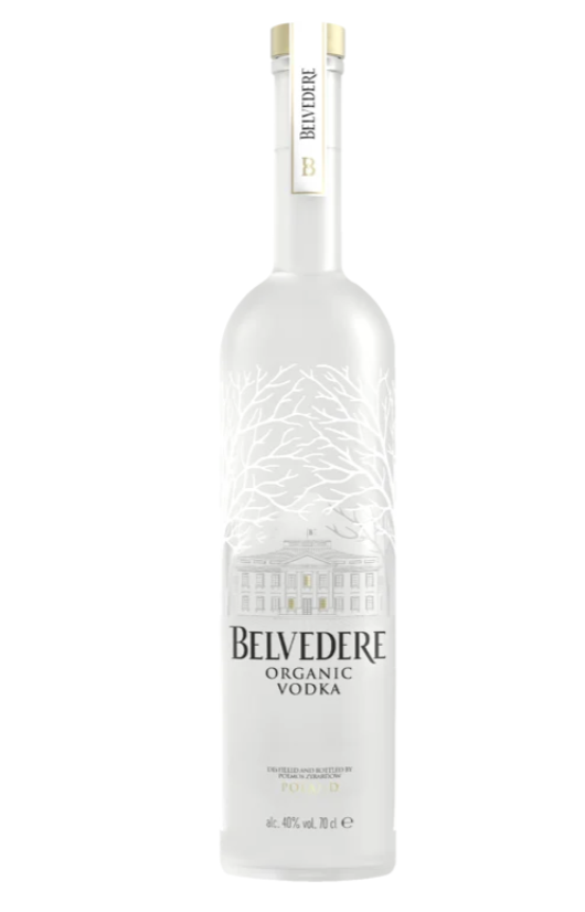 Belvedere Organic Vodka 700ml – premium organic vodka with a smooth, clean taste
