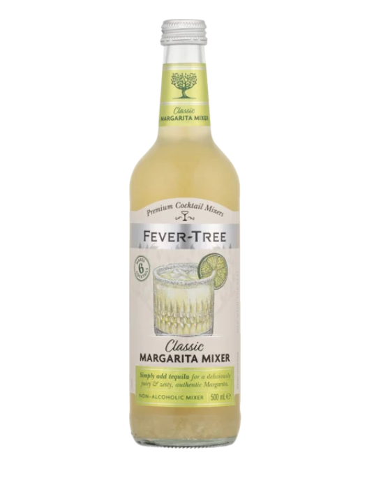 Fever Tree Margarita Mix 500ml – premium cocktail mix with authentic lime and agave flavors