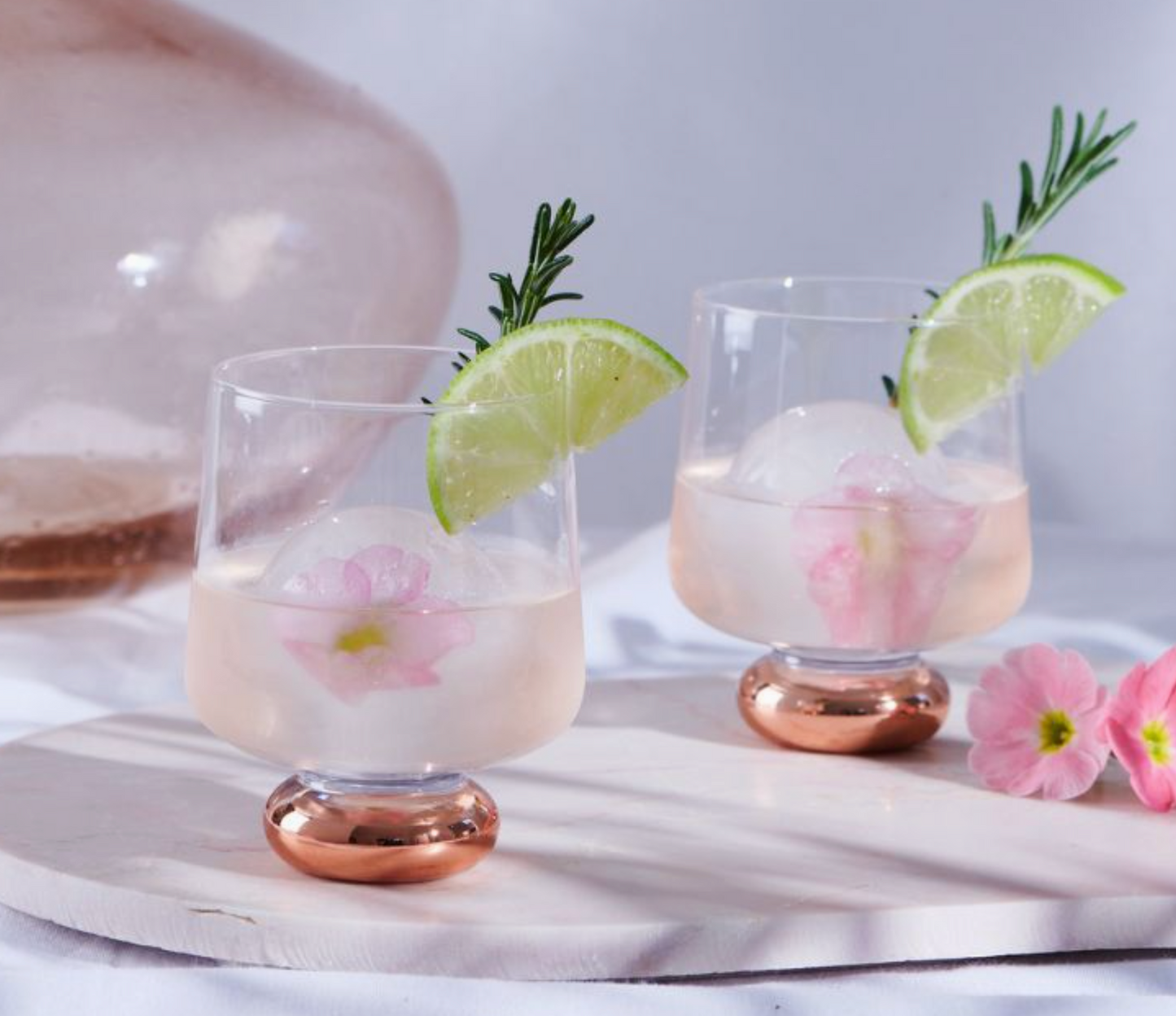 Copper Base Rocks Glasses Set (2 Pack)