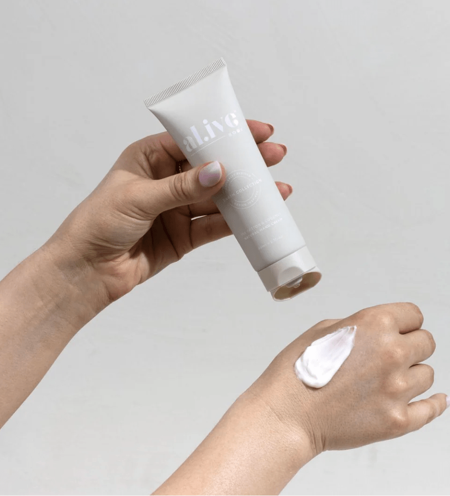 al.ive Sea Cotton & Coconut Hand Cream – Hydrating Natural Hand Cream | Luxury Gift Box Addition | Premium Gift Box from The Gifting Suite | Australia