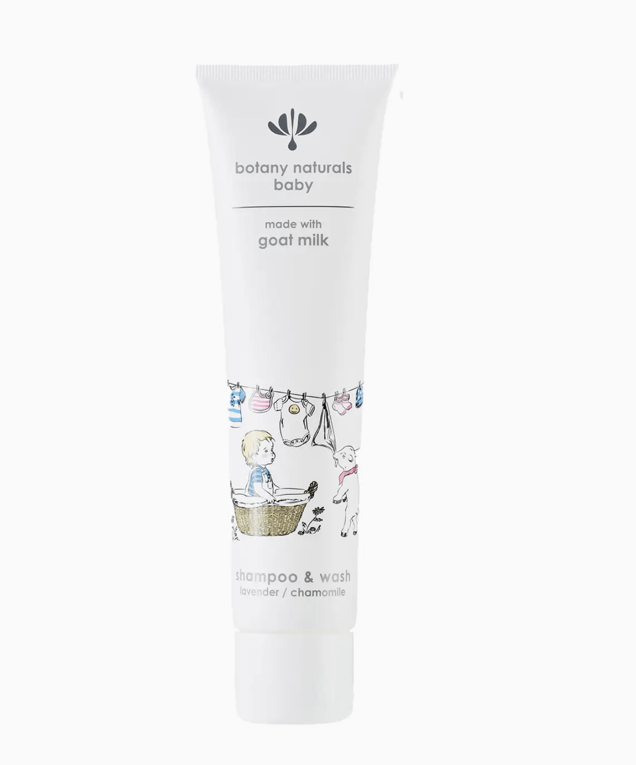 Botany Baby Shampoo & Wash 175mL – Gentle Goat Milk Baby Cleanser (Australian Made) | Premium Gift Box from The Gifting Suite | Australia