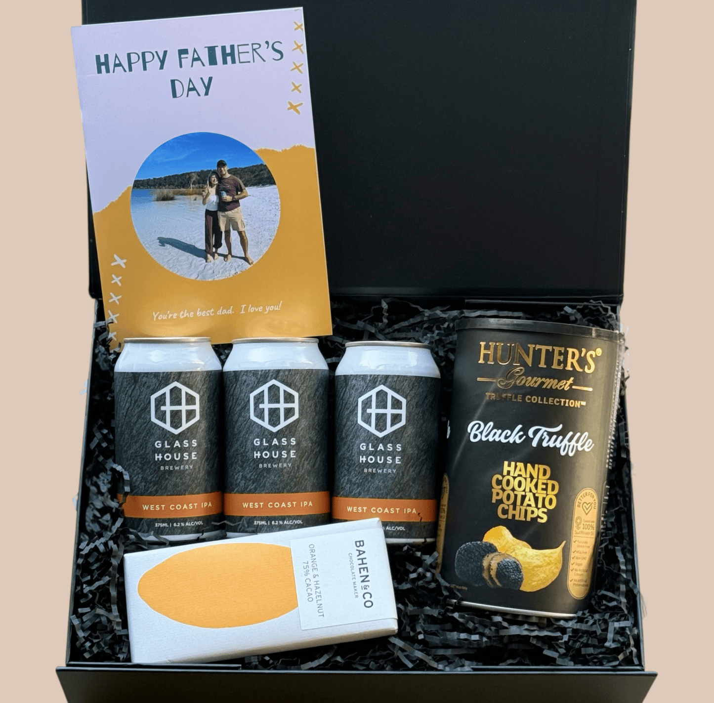 Cheers to Dad – Beer & Snack Box | Premium Gift Box from The Gifting Suite | Australia