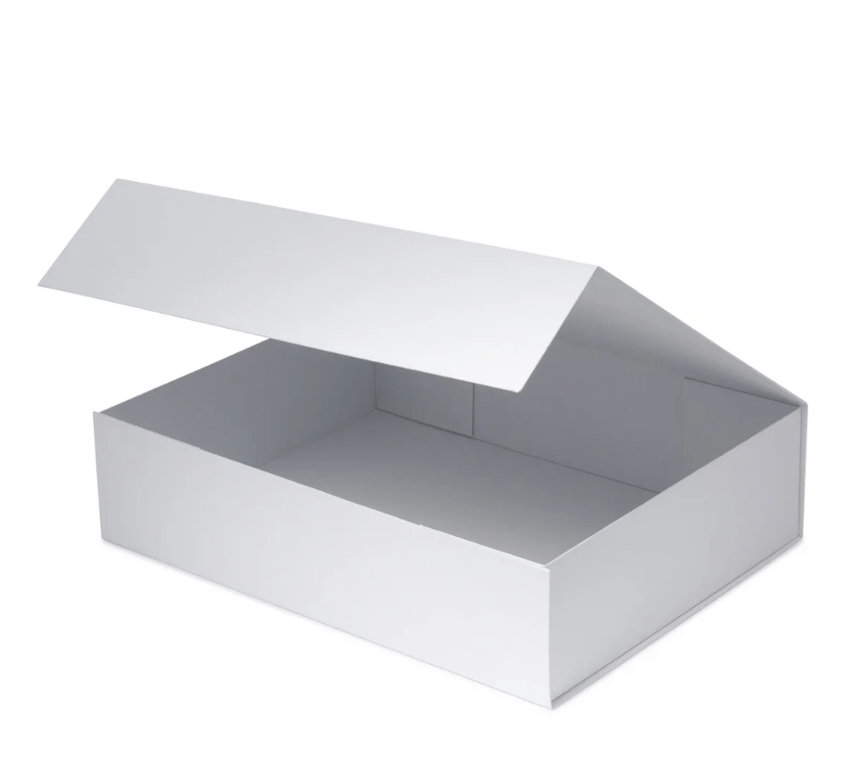 Premium Branded Magnetic Close Gift Box - White | Premium Gift Box from The Gifting Suite | Australia