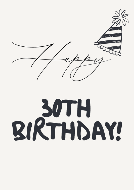 30th Birthday | Premium Gift Box from The Gifting Suite | Australia