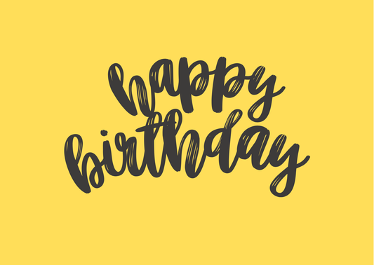 Happy Birthday