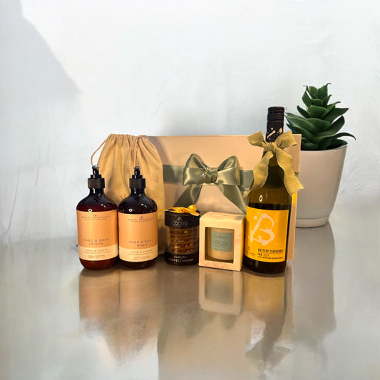 Unwind & Indulge White Wine Box – a curated selection of premium white wine for relaxation