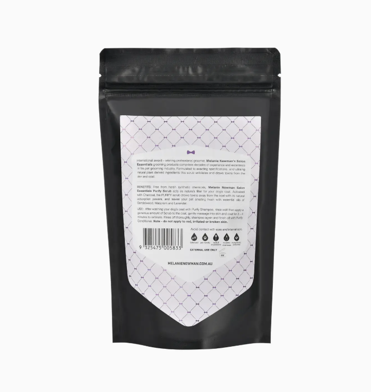 Purify Dog Scrub – Charcoal, Sandalwood & Lavender
