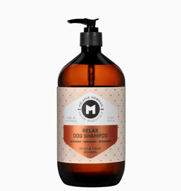 Relax Dog Shampoo 500ml lavender geranium and bergamot dog grooming shampoo