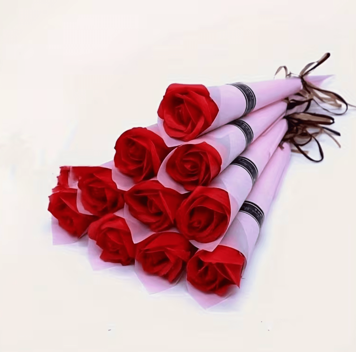 Artificial Rose Stem – Red Pink (Valentine’s Keepsake Flower) | Premium Gift Box from The Gifting Suite | Australia