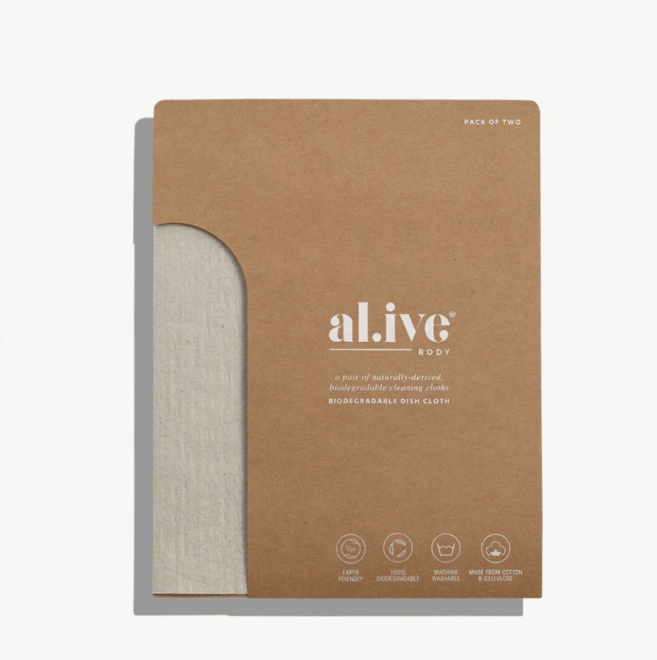 BIODEGRADABLE DISH CLOTH - PACK OF 2 | Premium Gift Box from The Gifting Suite | Australia