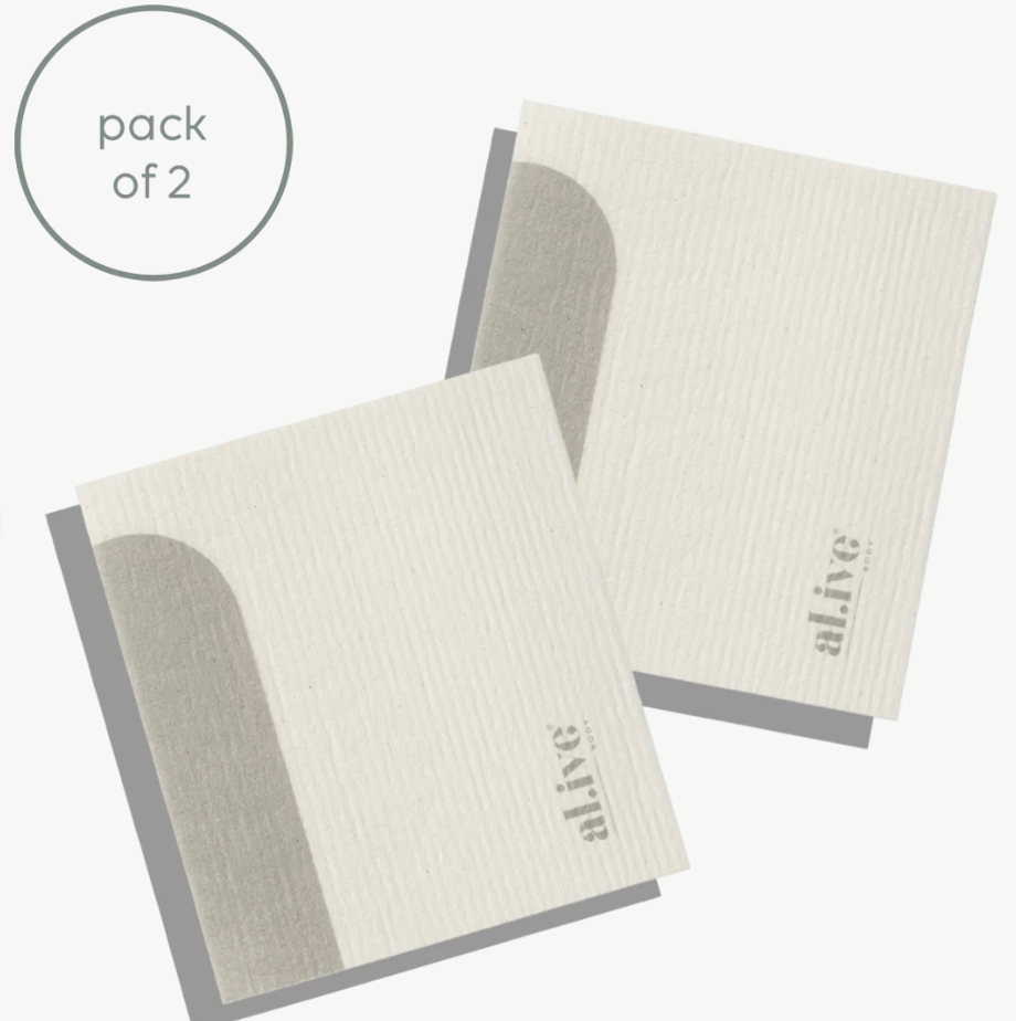 BIODEGRADABLE DISH CLOTH - PACK OF 2 | Premium Gift Box from The Gifting Suite | Australia