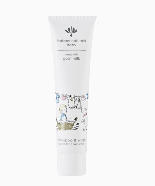 Botany Baby Shampoo & Wash 175mL – Gentle Goat Milk Baby Cleanser (Australian Made) | Premium Gift Box from The Gifting Suite | Australia