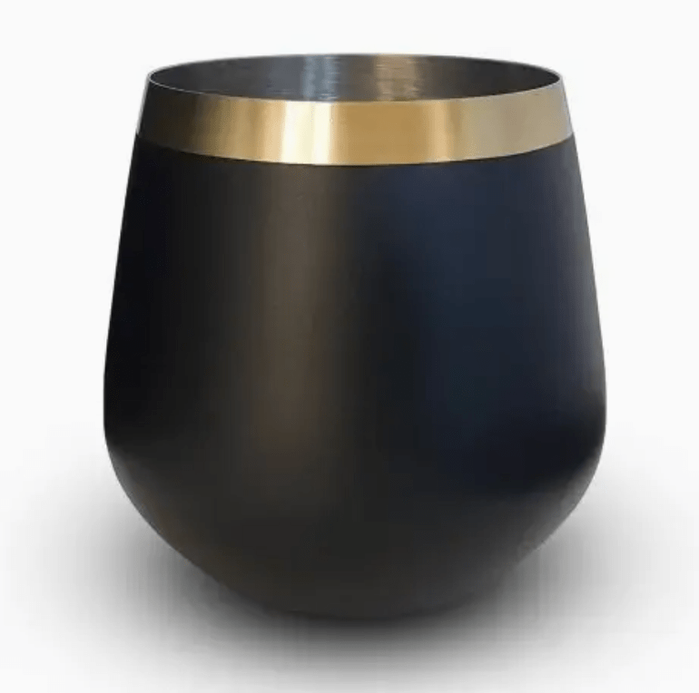 Brass & Black Whisky Glasses | Premium Gift Box from The Gifting Suite | Australia