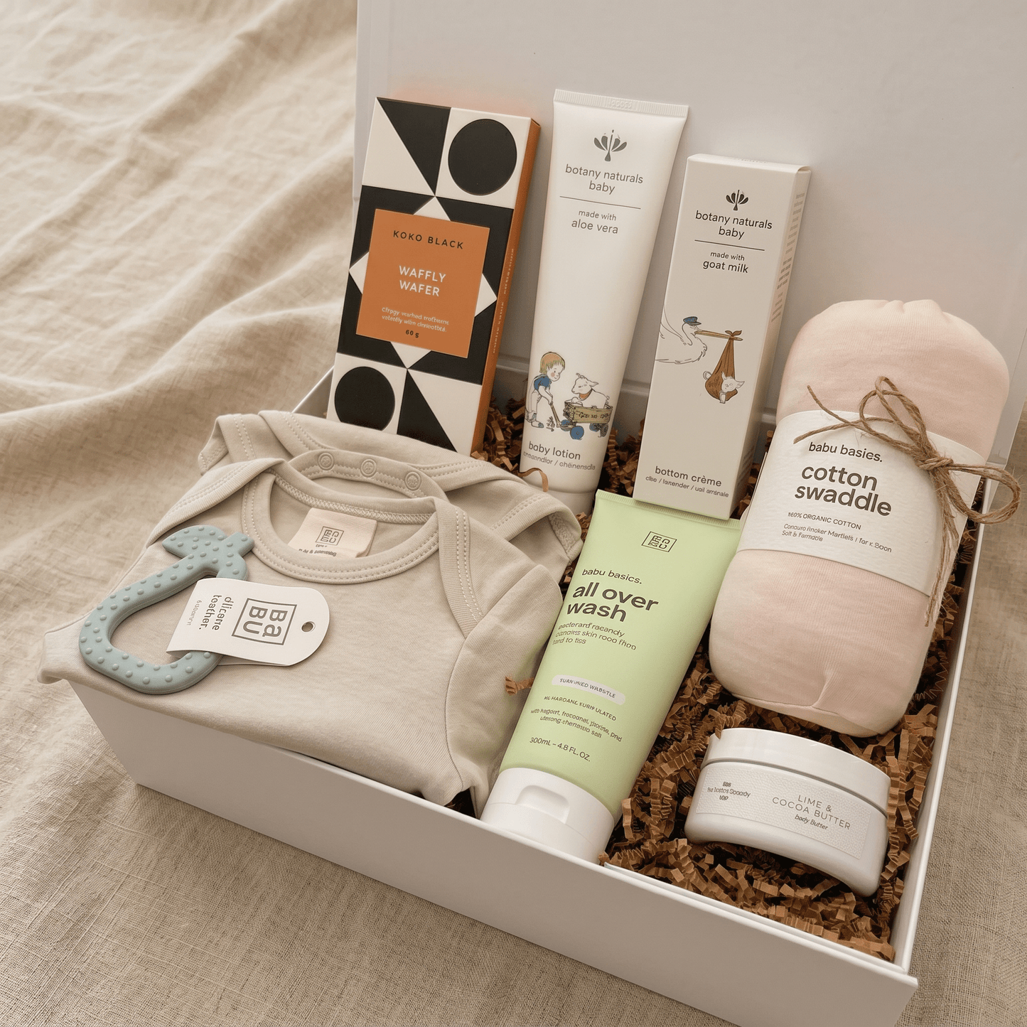 Cherished Beginnings Baby Gift Box – Luxury New Baby Gift Hamper Australia | Premium Gift Box from The Gifting Suite | Australia