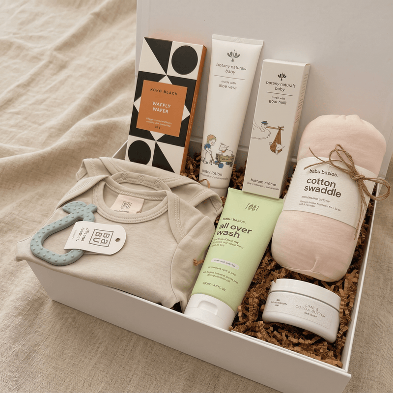Cherished Beginnings Baby Gift Box – Luxury New Baby Gift Hamper Australia | Premium Gift Box from The Gifting Suite | Australia