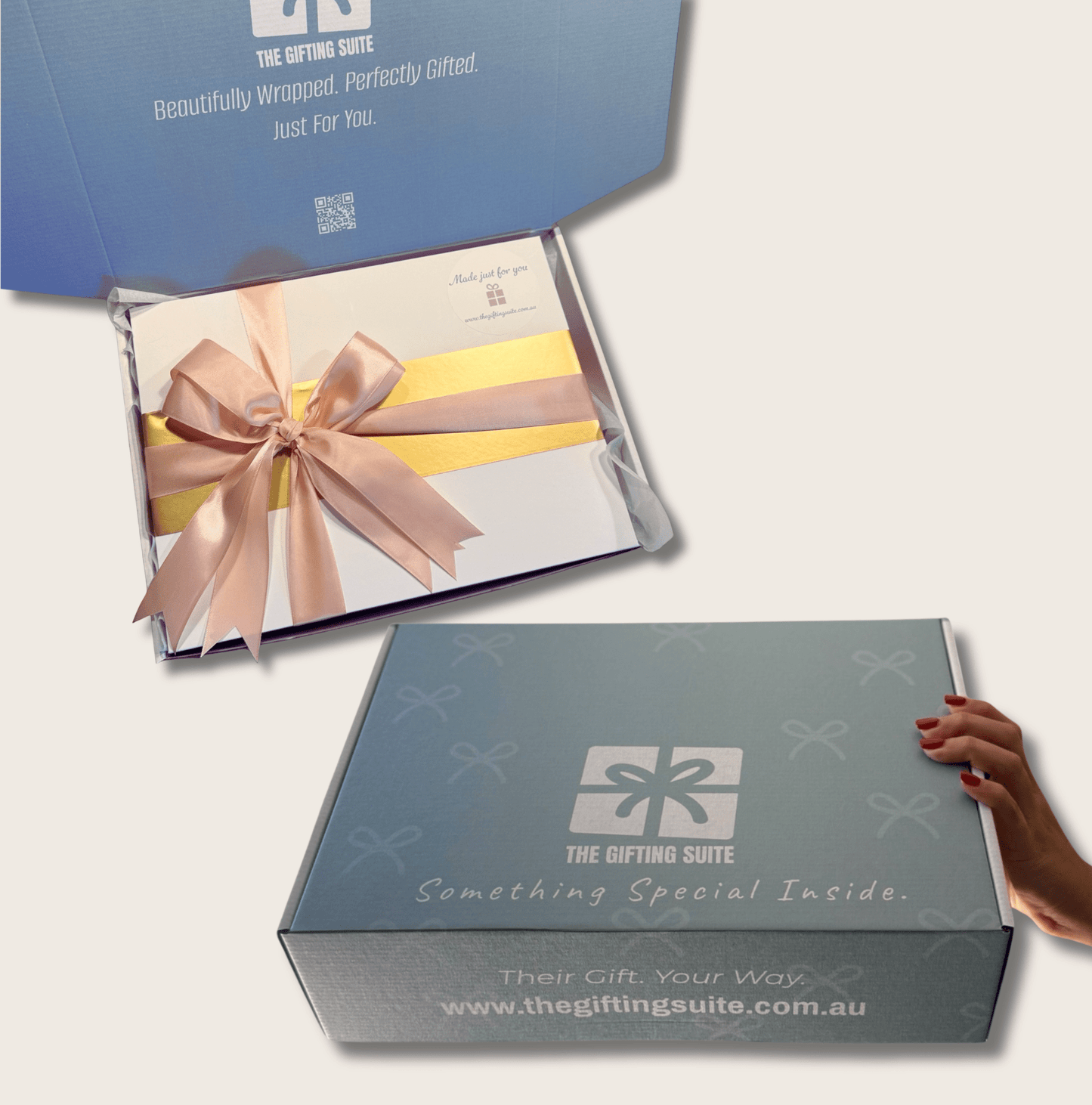 Cherished Beginnings Baby Gift Box – Luxury New Baby Gift Hamper Australia | Premium Gift Box from The Gifting Suite | Australia