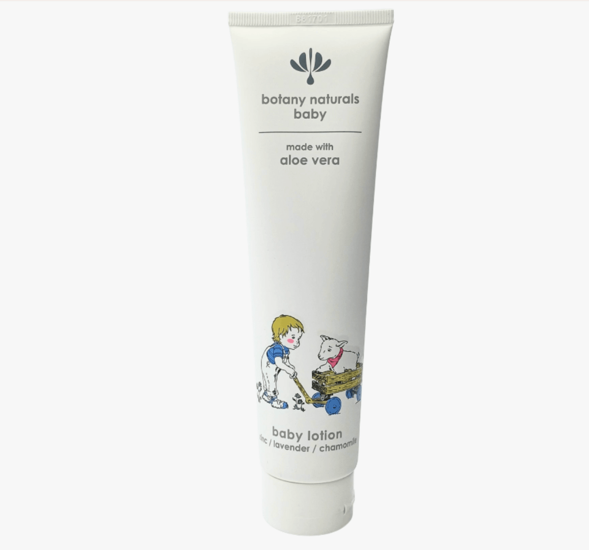 Botany baby care essentials included in Cherished Beginnings luxury baby gift box