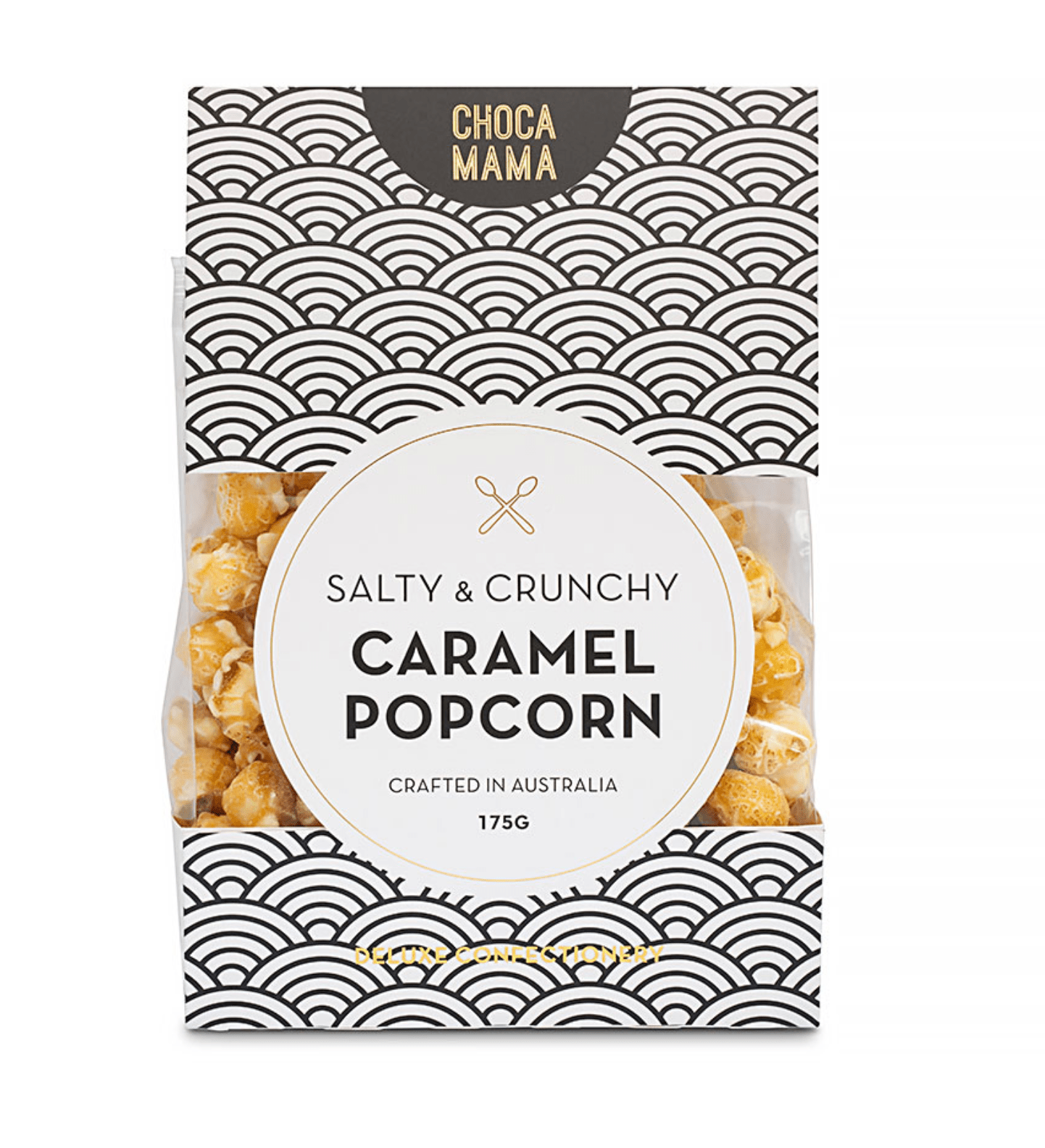 Chocamama Salty & Crunchy Caramel Popcorn 175g | Premium Gift Box from The Gifting Suite | Australia