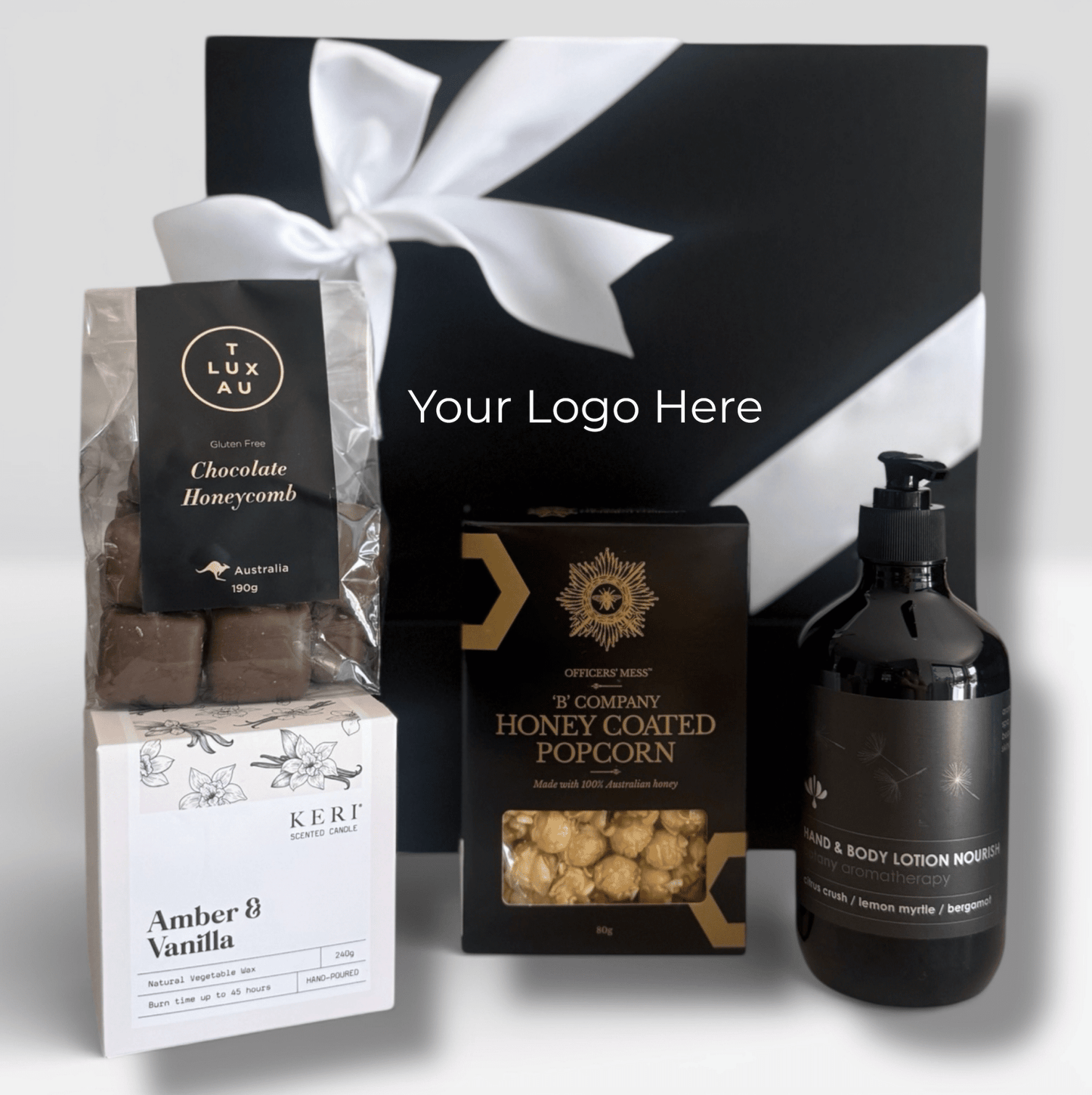 Corporate Luxe Home Refresh Box – Add Your Company Logo | Premium Gift Box from The Gifting Suite | Australia