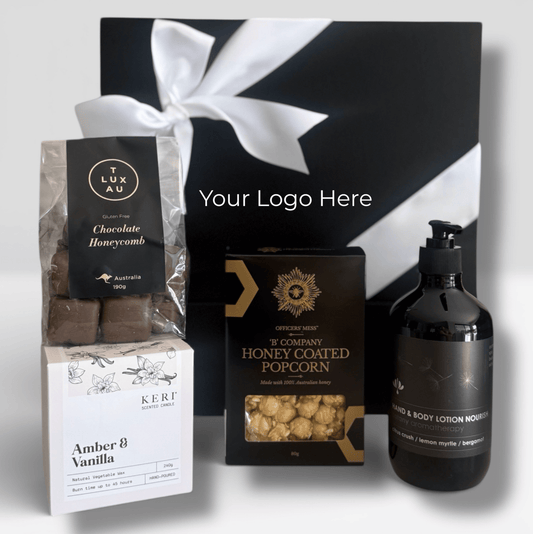 Corporate Luxe Home Refresh Box – Add Your Company Logo | Premium Gift Box from The Gifting Suite | Australia