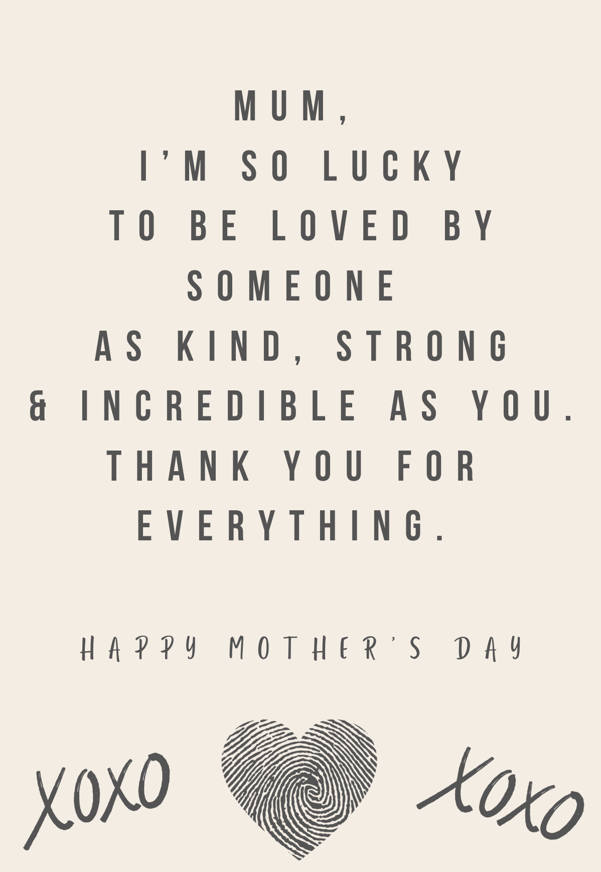 Elegant Mother’s Day Card – Kind, Strong & Incredible Mum | Premium Gift Box from The Gifting Suite | Australia