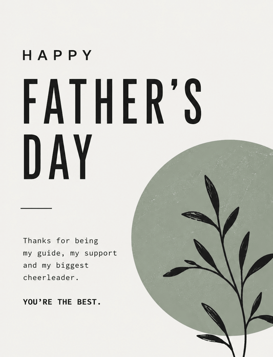 Father's Day - Thanks For Being My Biggest Cheerleader | Premium Gift Box from The Gifting Suite | Australia