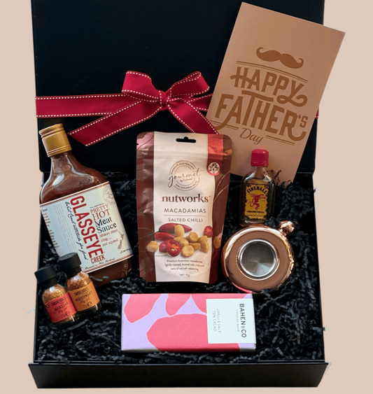 Flavour & Fire Father’s Day Gift Box – BBQ Spices & Snacks | Premium Gift Box from The Gifting Suite | Australia