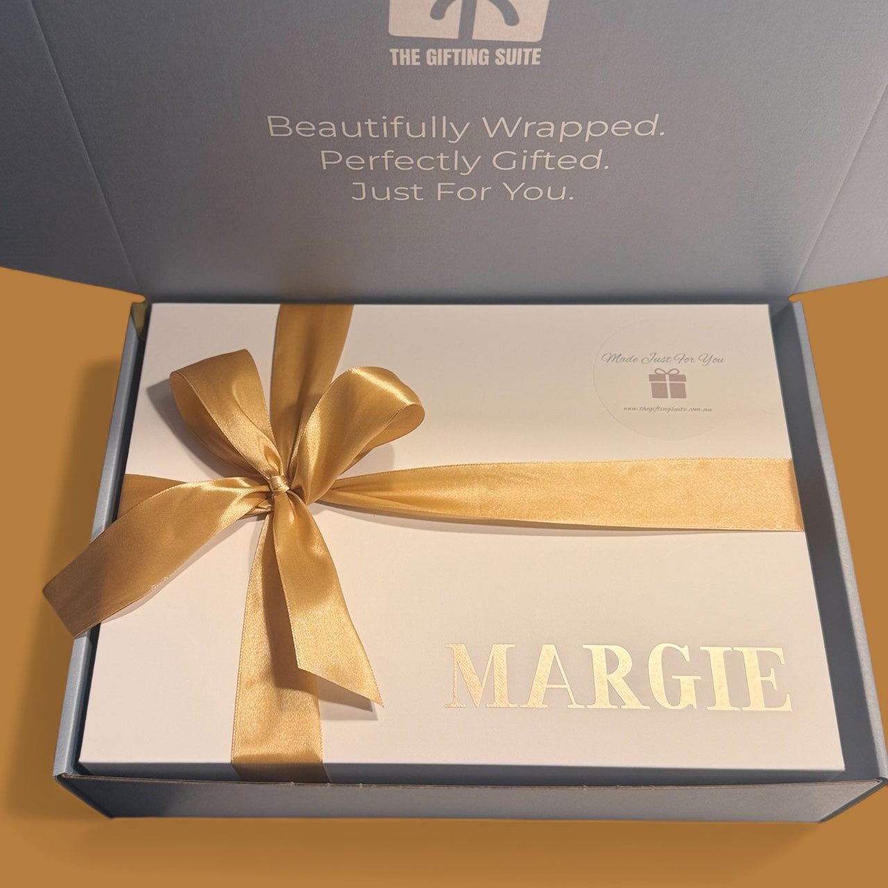Gift Box Word/Name Customisation | Premium Gift Box from The Gifting Suite | Australia