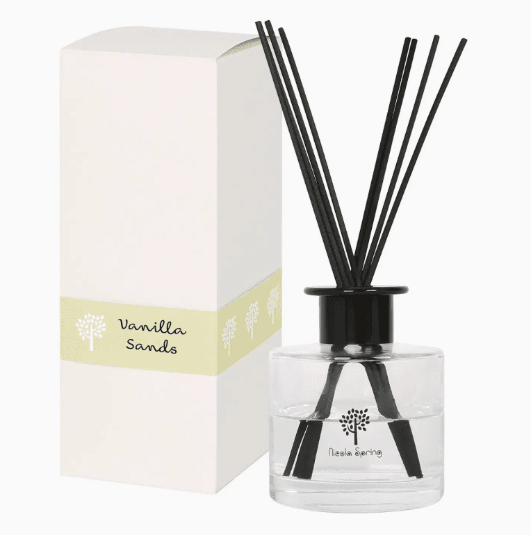 Glass Reed Diffuser – Vanilla Sands 200ml | Luxe Home Fragrance | Premium Gift Box from The Gifting Suite | Australia