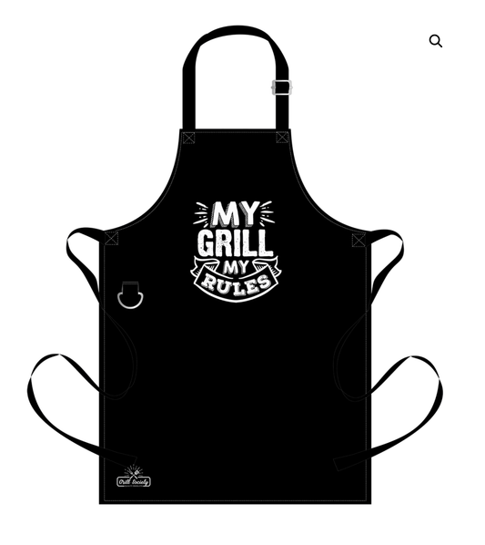 Grill Society Bbq Apron - My Grill My Rules | Premium Gift Box from The Gifting Suite | Australia