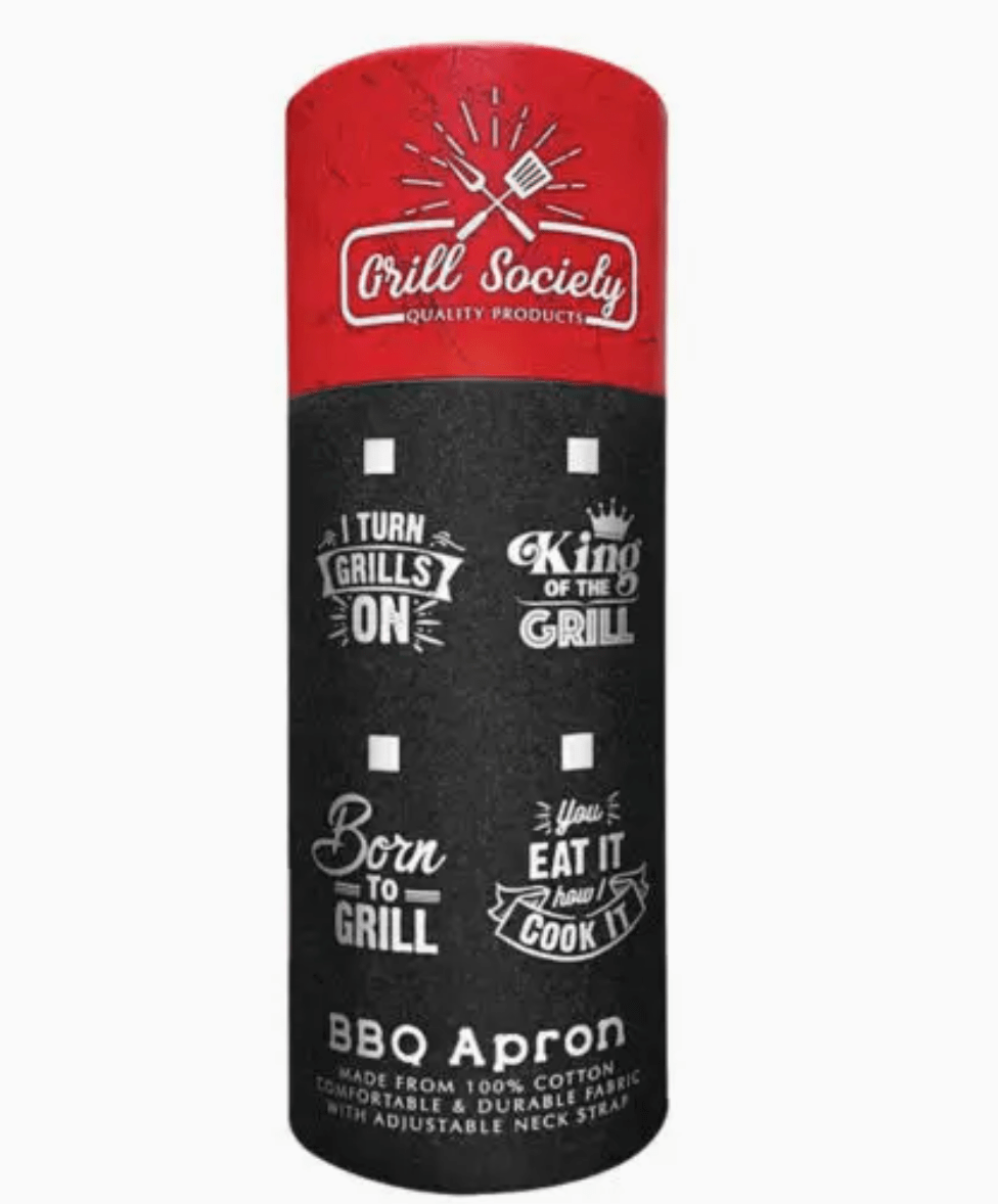 Grill Society BBQ Aprons - I Turn Grills On! | Premium Gift Box from The Gifting Suite | Australia