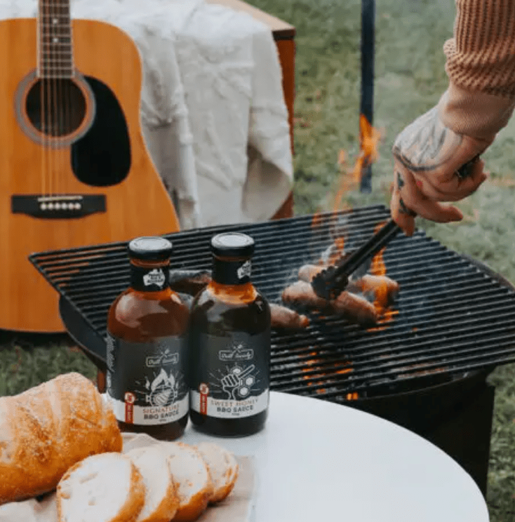 Grill Society Sweet Honey BBQ Sauce 550g | Australian Made BBQ Sauce | Premium Gift Box from The Gifting Suite | Australia