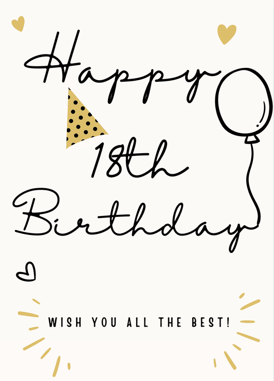 Happy 18th Birthday | Premium Gift Box from The Gifting Suite | Australia