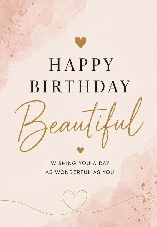 Happy Birthday Beautiful | Premium Gift Box from The Gifting Suite | Australia