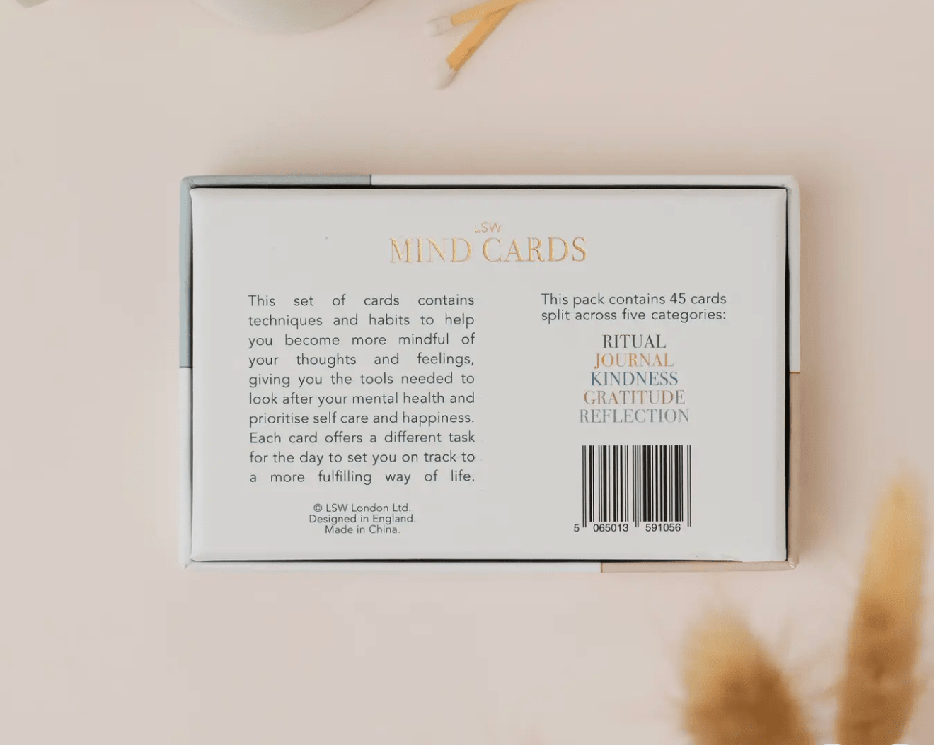 LSW Mind Cards – Daily Mindfulness Prompt Cards for Gratitude, Reflection & Self - Care | Premium Gift Box from The Gifting Suite | Australia