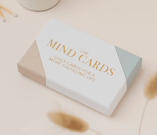 LSW Mind Cards – Daily Mindfulness Prompt Cards for Gratitude, Reflection & Self - Care | Premium Gift Box from The Gifting Suite | Australia