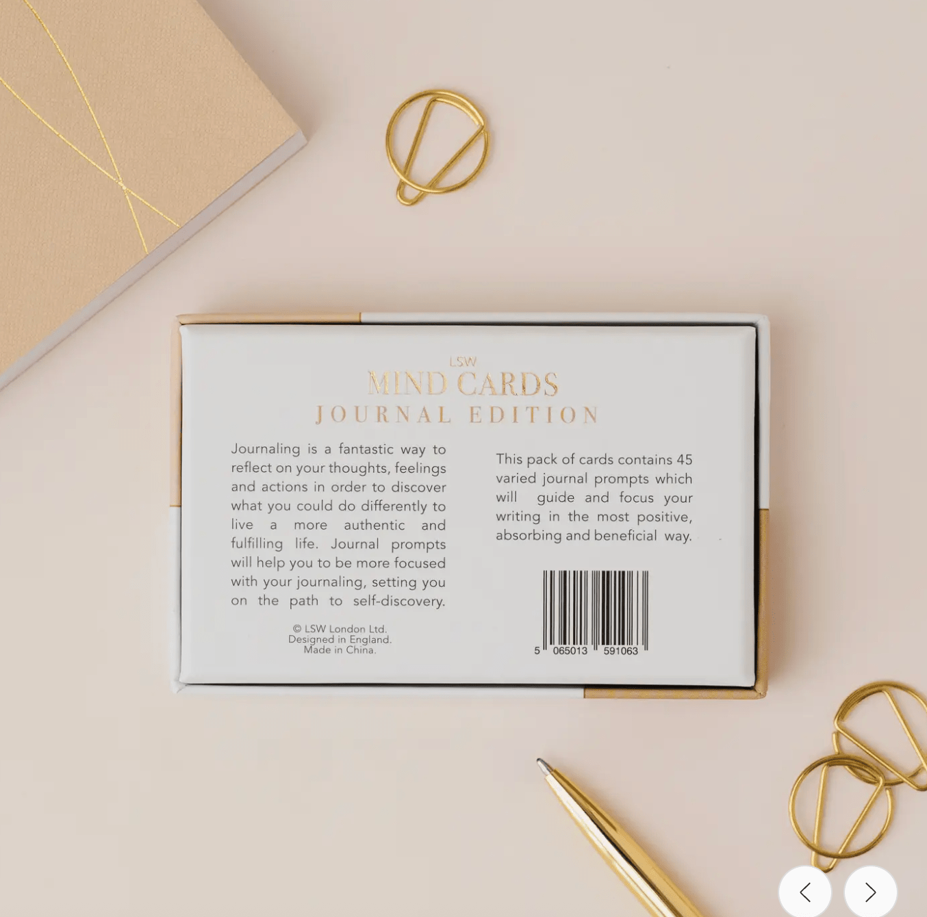 LSW Mind Cards Journal Edition – Daily Prompt Cards for Self - Reflection & Journaling | Premium Gift Box from The Gifting Suite | Australia