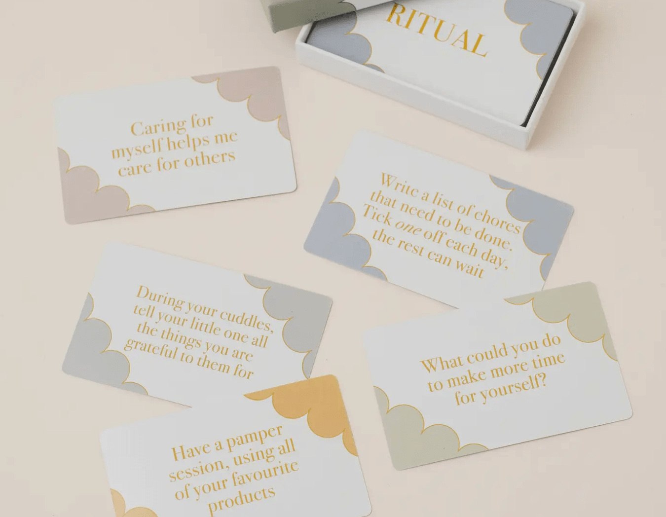 LSW Mind Cards New Parent Edition – Daily Self - Care Prompt Cards for New Parents | Premium Gift Box from The Gifting Suite | Australia