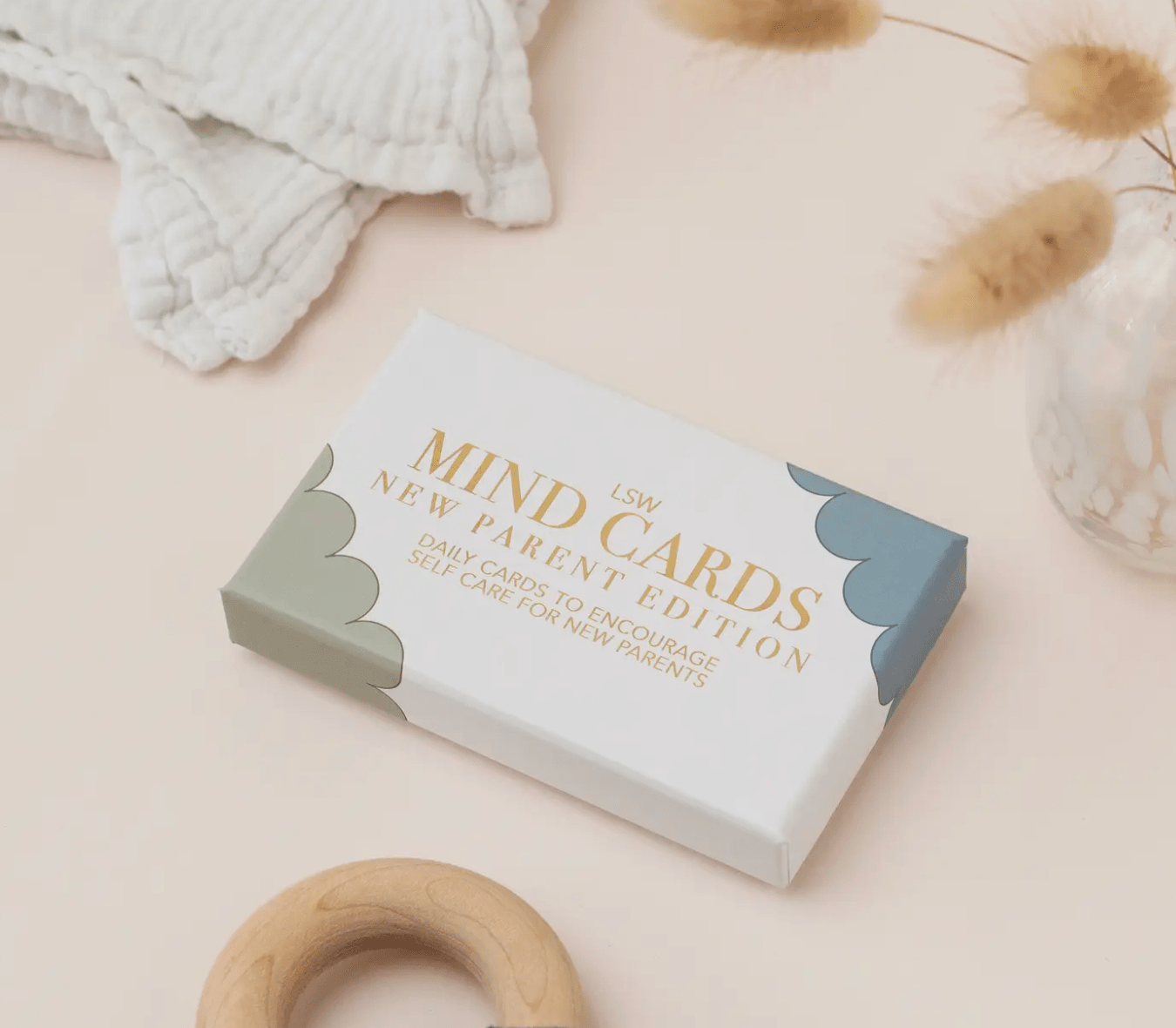 LSW Mind Cards New Parent Edition – Daily Self - Care Prompt Cards for New Parents | Premium Gift Box from The Gifting Suite | Australia