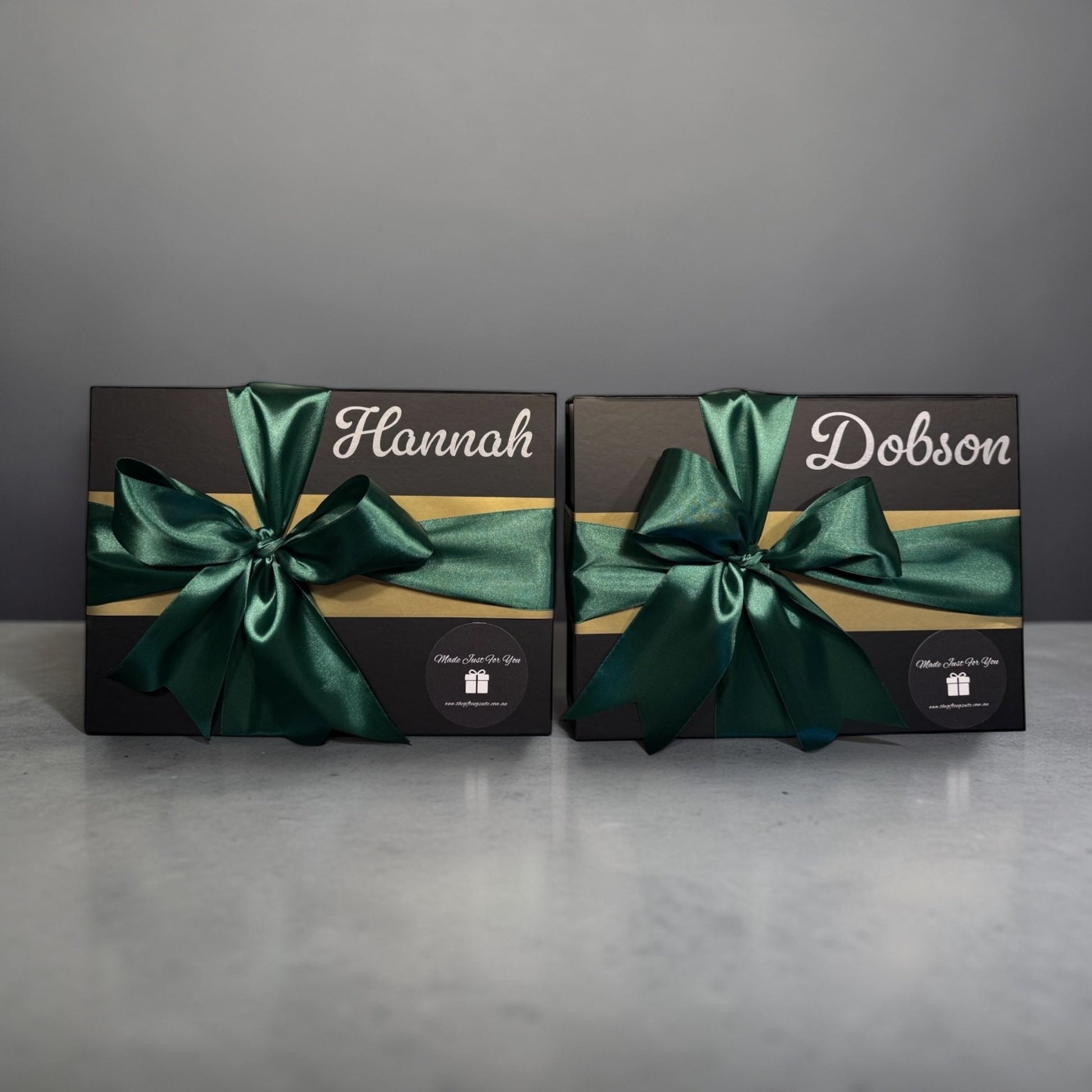 Luxury Personalised Gift Box with Name, Ribbon, Filler & Free Card | Premium Gift Box from The Gifting Suite | Australia