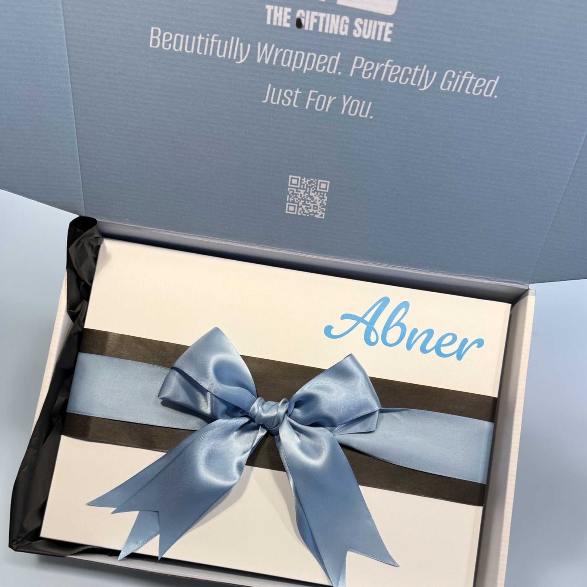 Luxury Personalised Gift Box with Name, Ribbon, Filler & Free Card | Premium Gift Box from The Gifting Suite | Australia