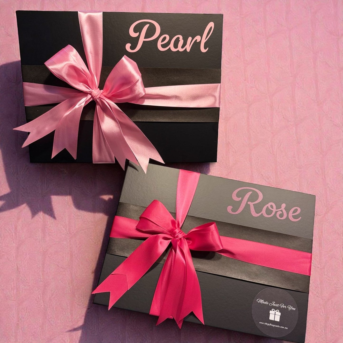 Luxury Personalised Gift Box with Name, Ribbon, Filler & Free Card | Premium Gift Box from The Gifting Suite | Australia