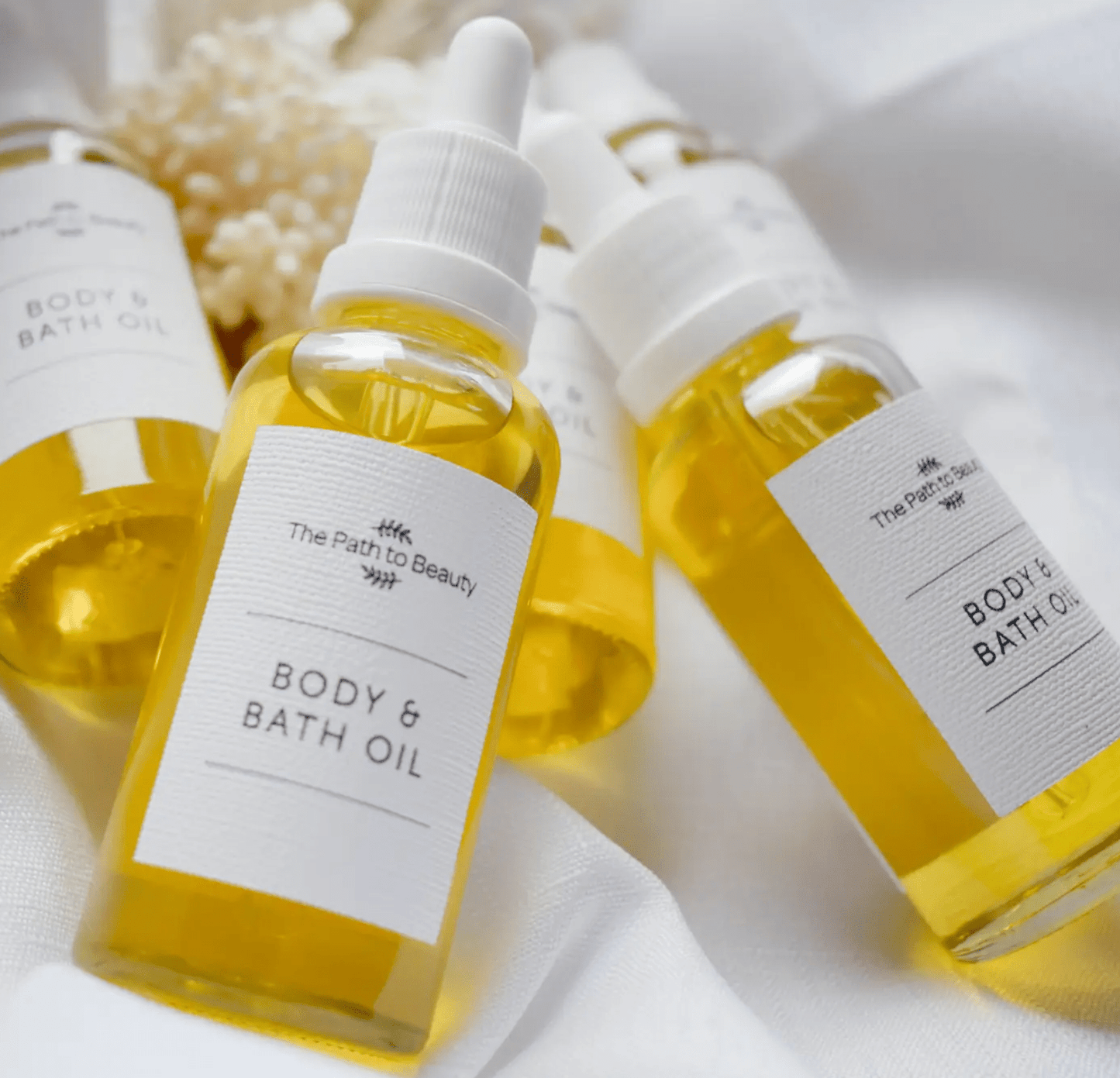 Luxury Rose Geranium Body & Bath Oil | Premium Gift Box from The Gifting Suite | Australia