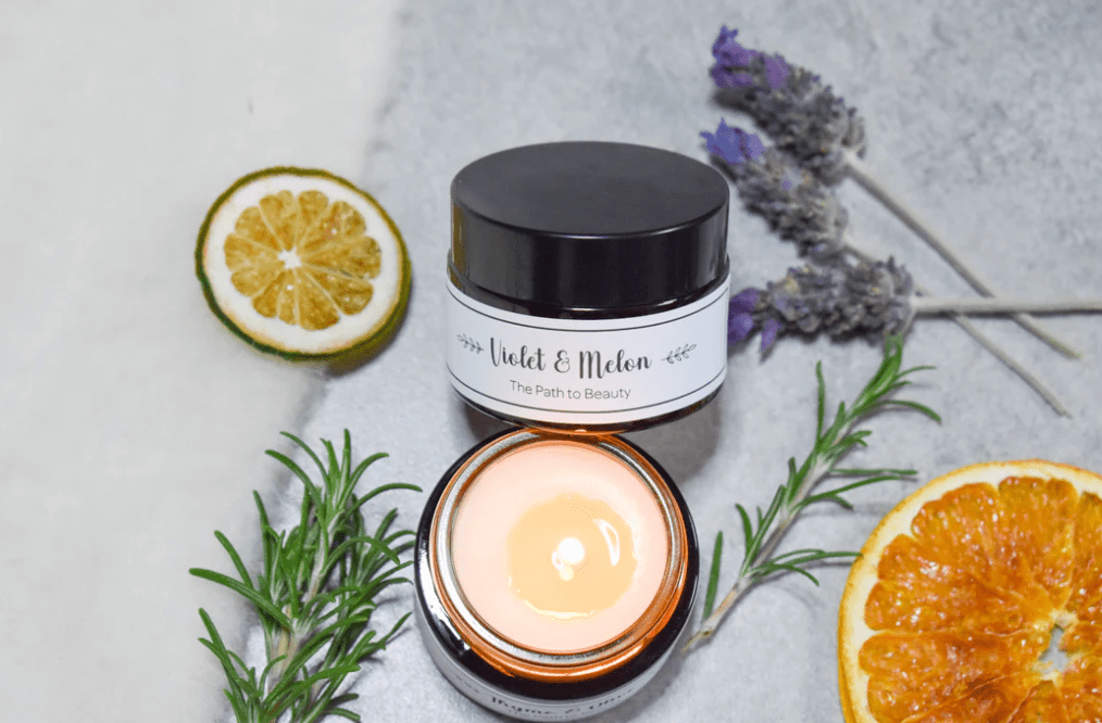 Mini Candle Violet & Melon | Premium Gift Box from The Gifting Suite | Australia