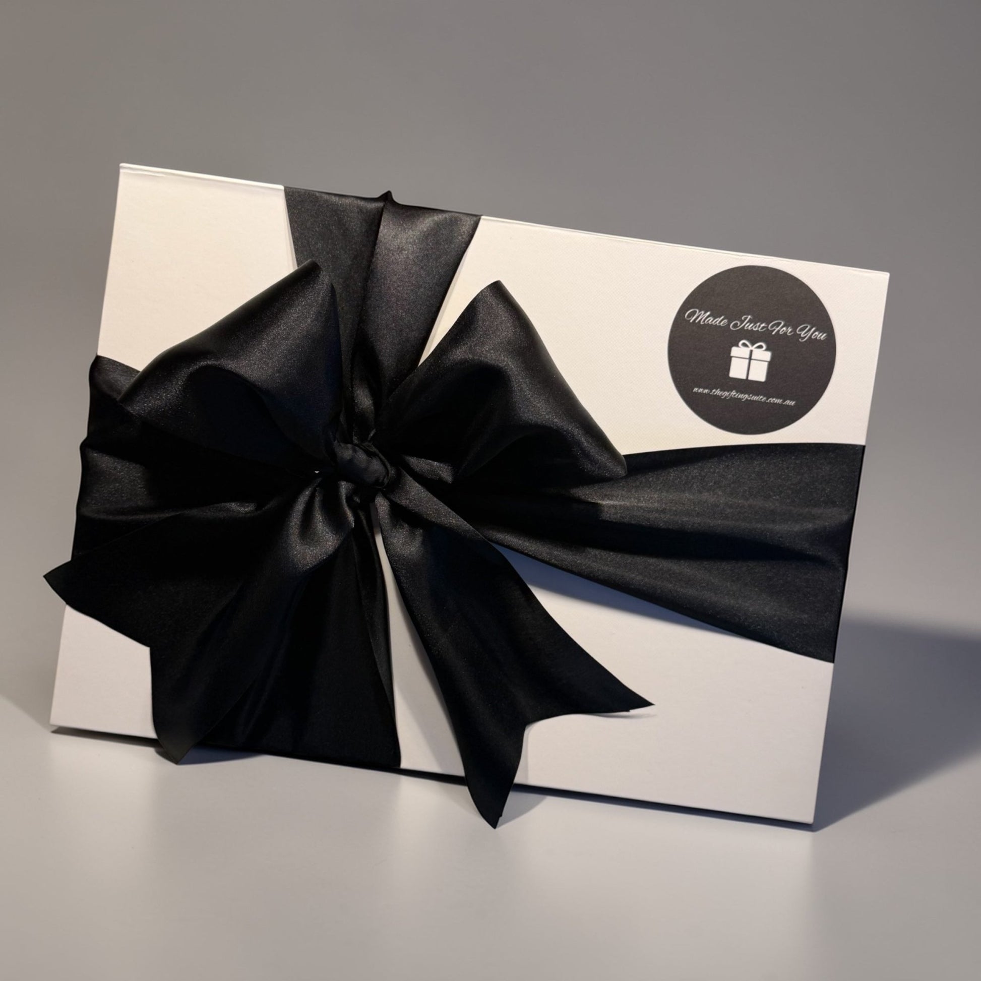 Modern White - (inc ribbon, tissue, filling + FREE Gift Card) | Premium Gift Box from The Gifting Suite | Australia
