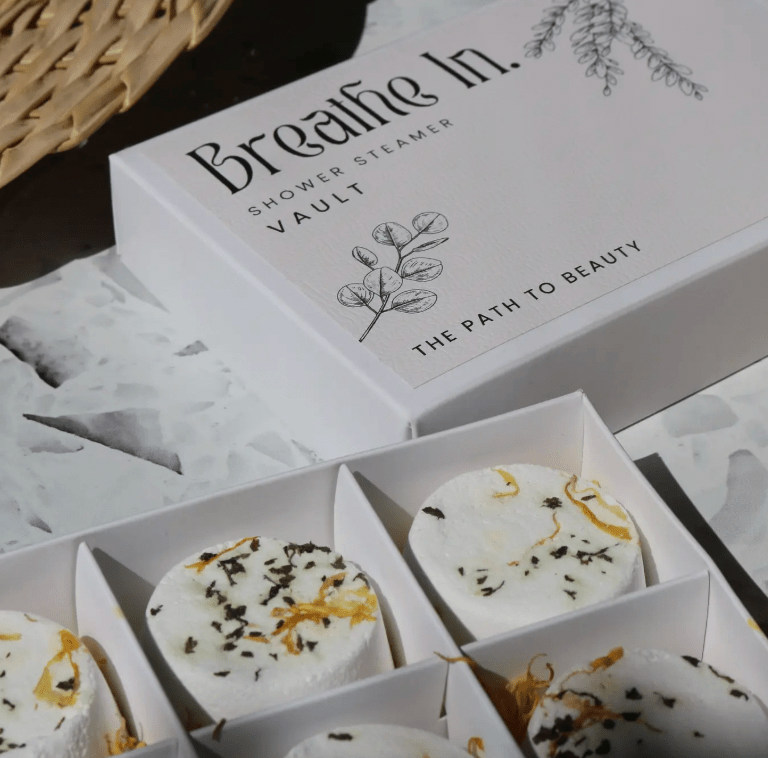 *New* Breathe In Shower Steamer Vault | Luxury Aromatherapy Shower Steamers Gift Box | Premium Gift Box from The Gifting Suite | Australia