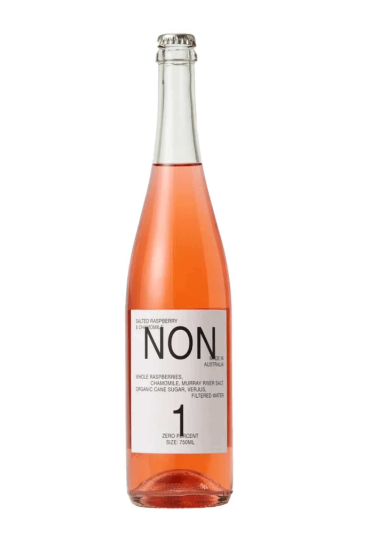 NON 1 Salted Raspberry & Chamomile (Alcohol - Free) 750ml | Premium Gift Box from The Gifting Suite | Australia