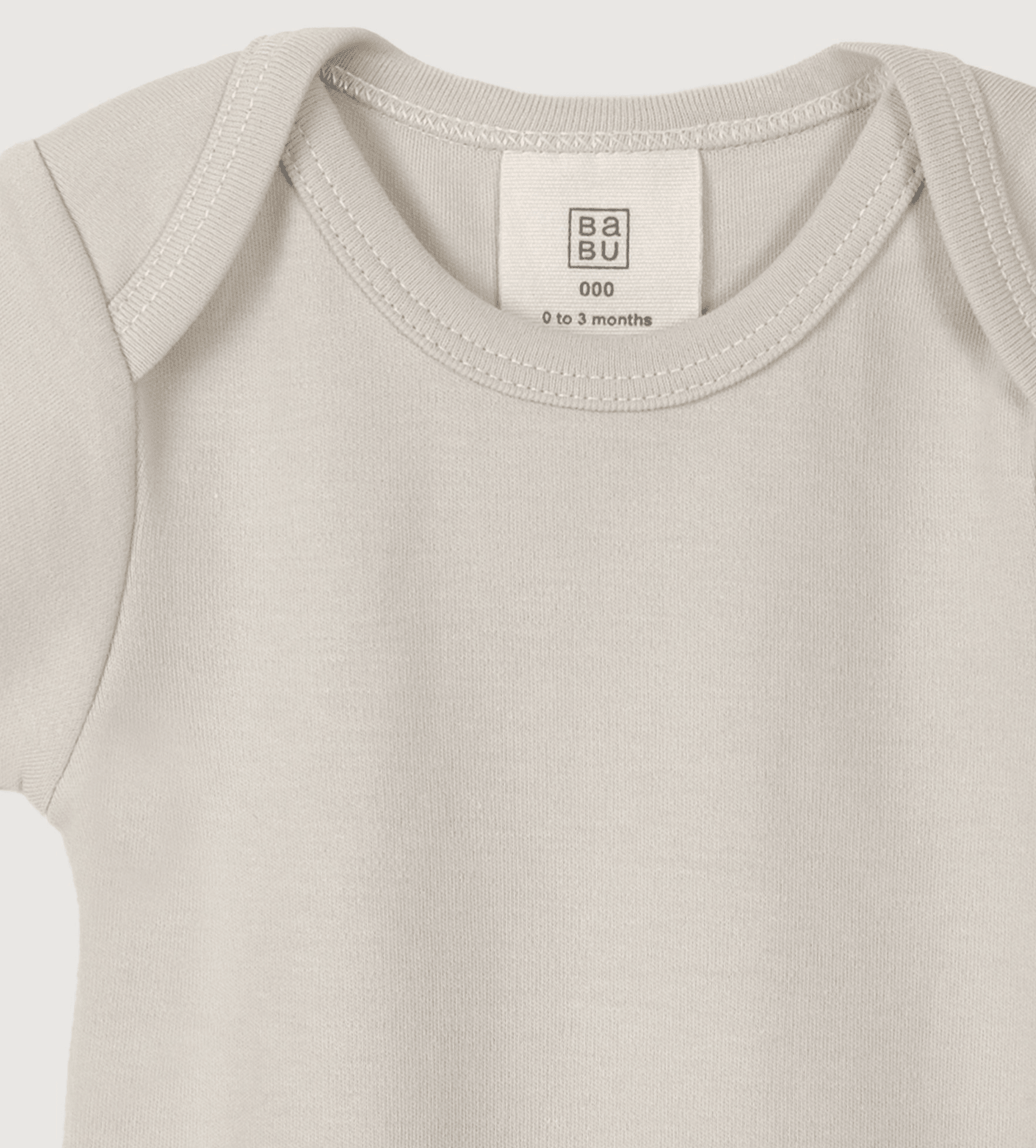 Organic Cotton Short Sleeve Bodysuit – Oat (0–3 Months) | Premium Gift Box from The Gifting Suite | Australia