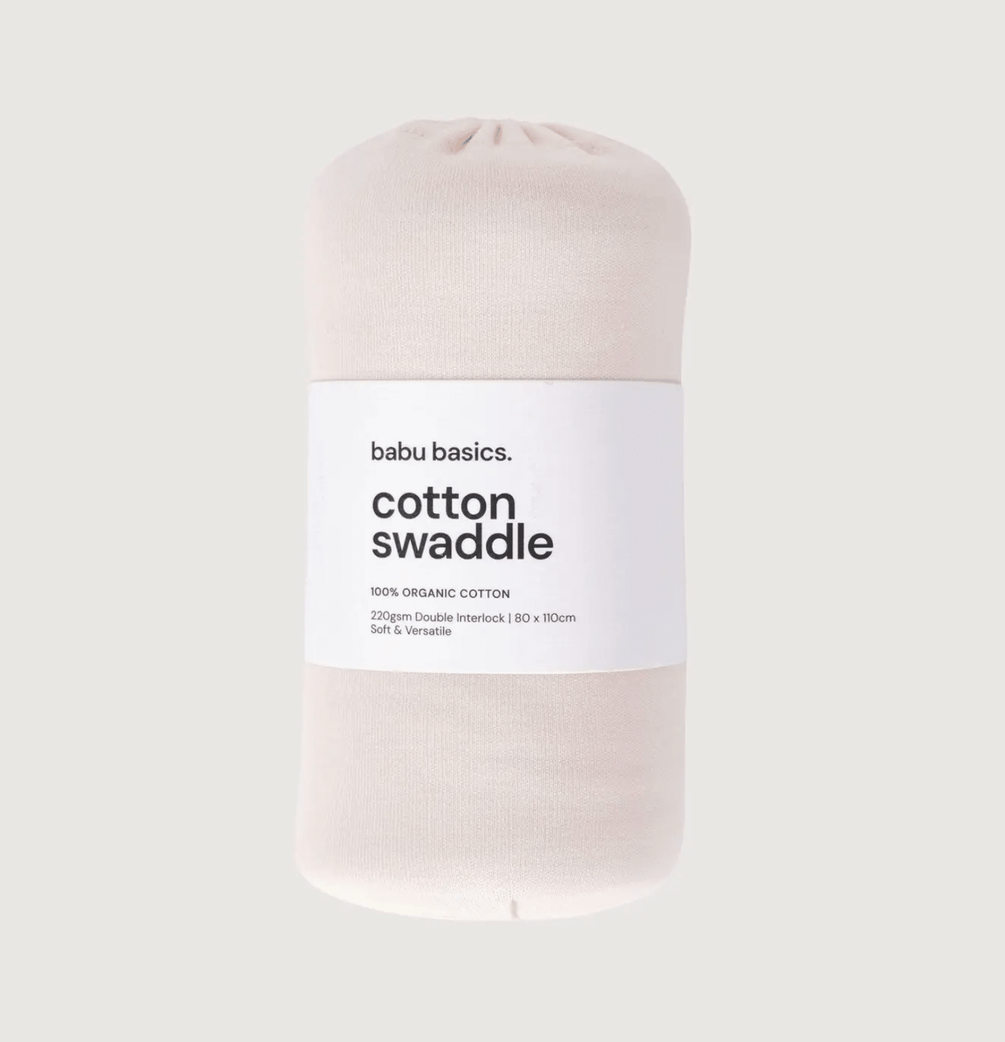 Organic Cotton Swaddle Wrap – Petal Pink (Newborn Stretch Wrap) | Premium Gift Box from The Gifting Suite | Australia