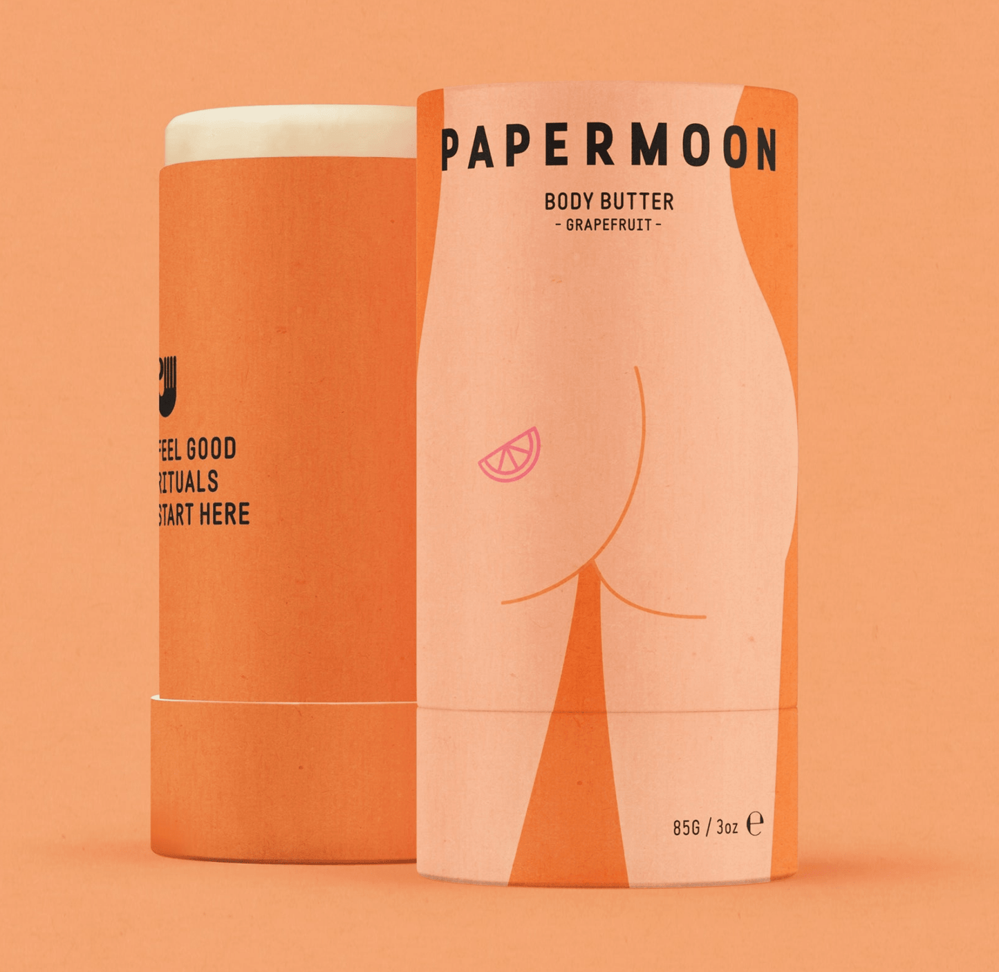 Papermoon Grapefruit Solid Body Butter Stick | Premium Gift Box from The Gifting Suite | Australia